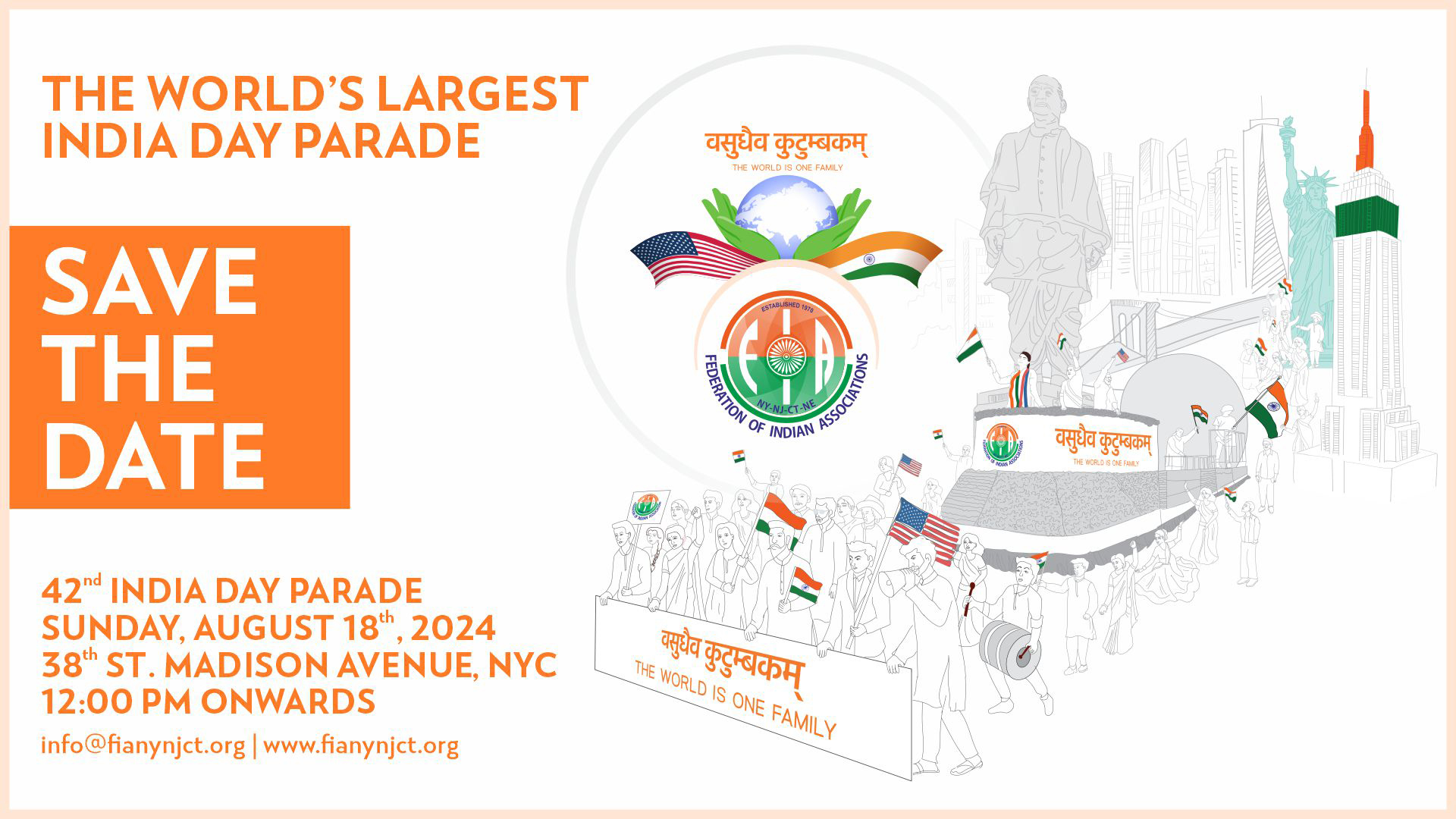 42nd India Day Parade, NYC, New York, United States