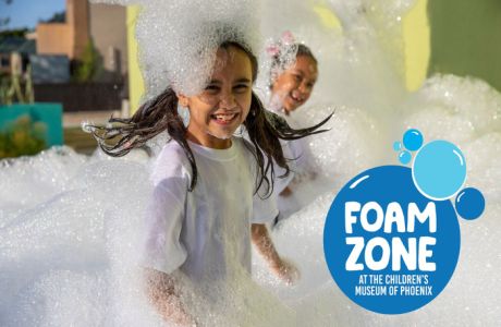 Foam Zone at the Children's Museum of Phoenix - Opening Weekend!, Phoenix, Arizona, United States