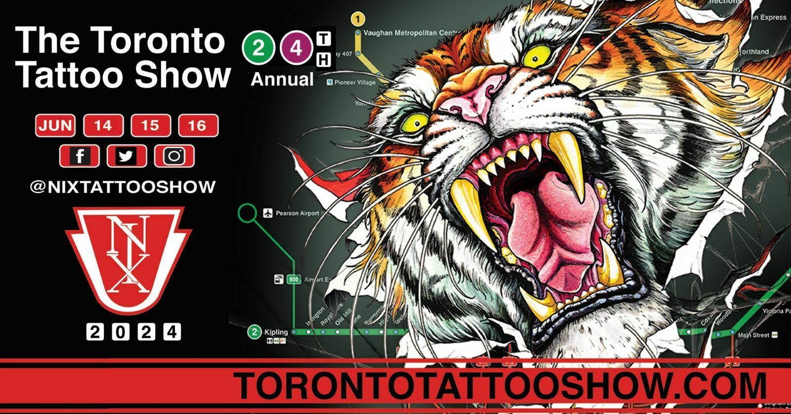 THE TORONTO TATTOO SHOW / NIX 2024, Toronto, Ontario, Canada