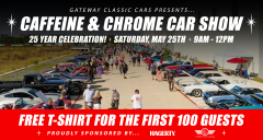 Caffeine and Chrome – Classic Cars and Coffee at Gateway Classic Cars of Milwaukee