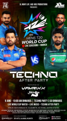 ICC MENS T20 WORLD CUP VS TECHNO AFTER PARTY