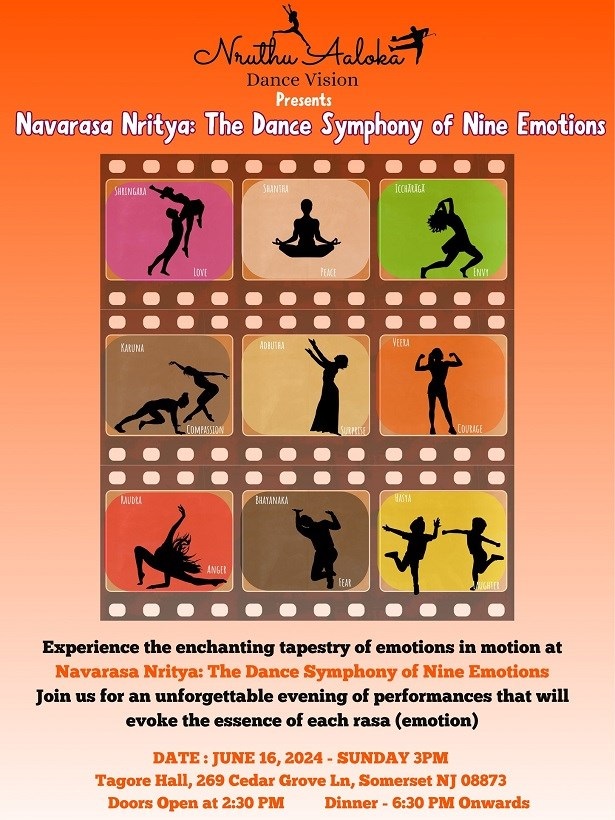 Navarasa Nritya: Dance Symphony of Nine Emotions, Somerset, New Jersey, United States