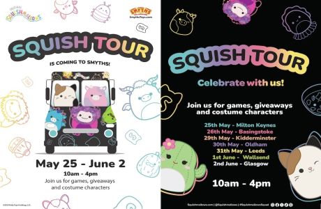 Half-term Squishmallows Squish Tour at Smyths Toys Milton Keynes, Milton Keynes, England, United Kingdom