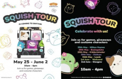 Half-term Squishmallows Squish Tour at Smyths Toys Kidderminster