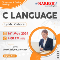 Best C Language Online Training Institute In Hyderabad 2024 | NareshIT