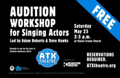 FREE Audition Workshop for Singing Actors
