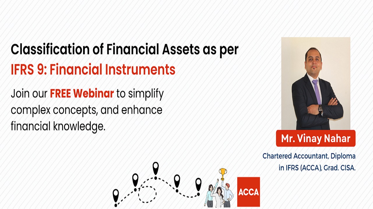 Classification of Financial Assets as per IFRS 9: Financial Instruments, Online Event