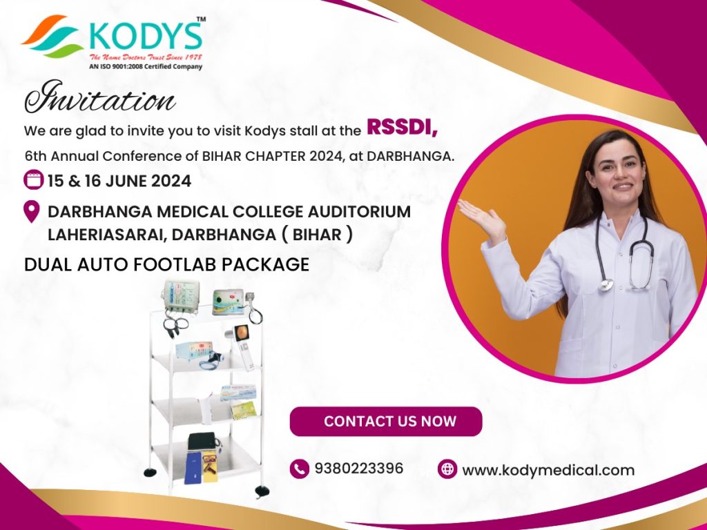 RSSDI CONFERENCE 2024 : Vascular Dopplers and Diabetic Foot care products, Darbhanga, Bihar, India