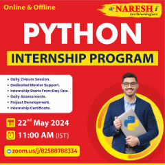 Online & Offline Internship Program on Python