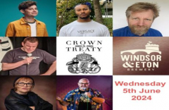 Windsor and Eton Brewery Presents Comedy @ The Crown and Treaty Uxbridge-Ticket Includes a FREE DRINK!