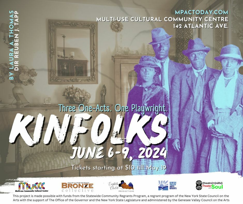 KINFOLKS:Three+ One-Acts, One Playwright, Rochester, New York, United States