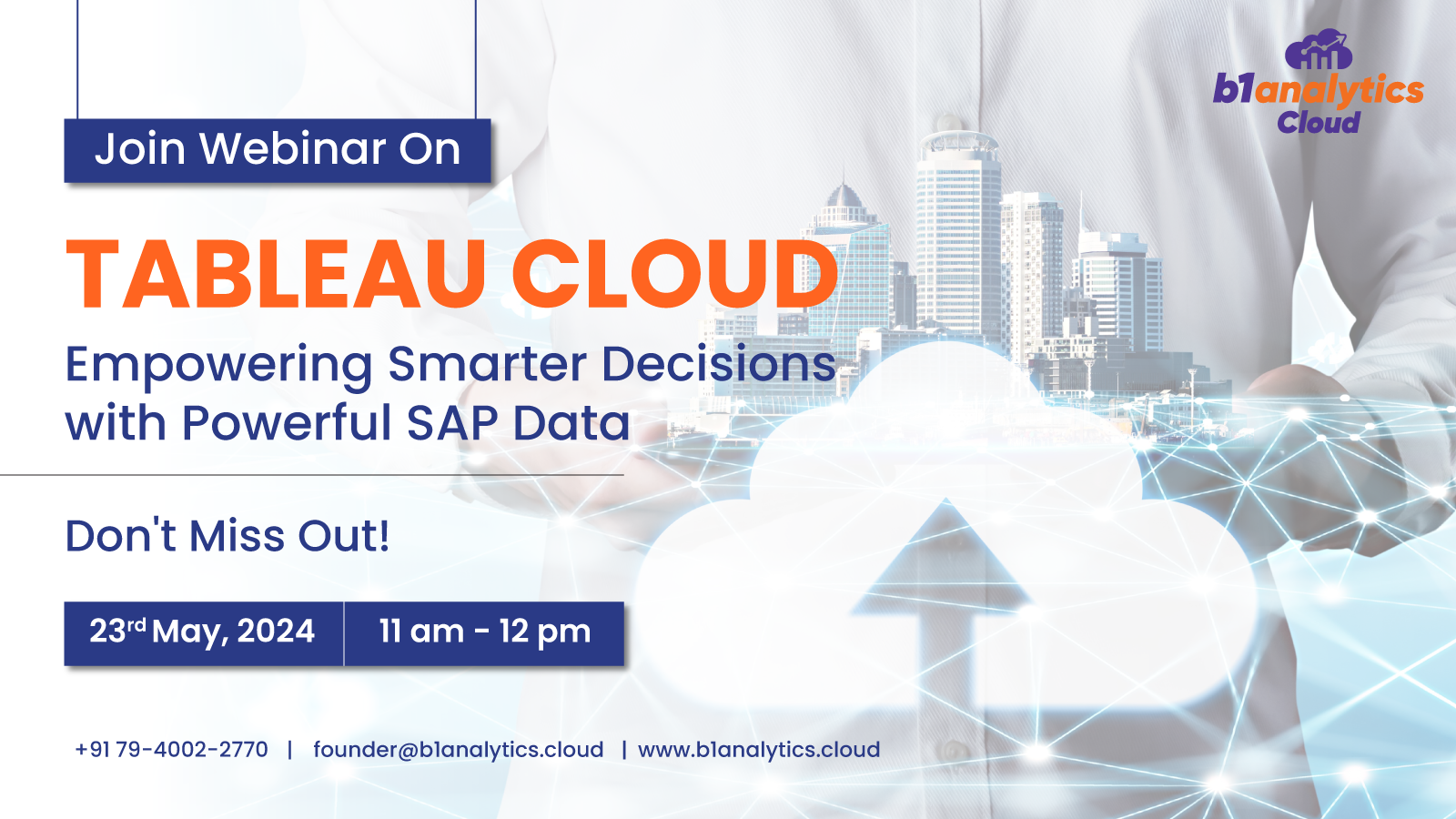 Tableau Cloud - Empowering Smarter Decisions with Powerful SAP Data, Online Event