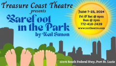 Treasure Coast Theatre presents the hit Neil Simon classic comedy "Barefoot in the Park"
