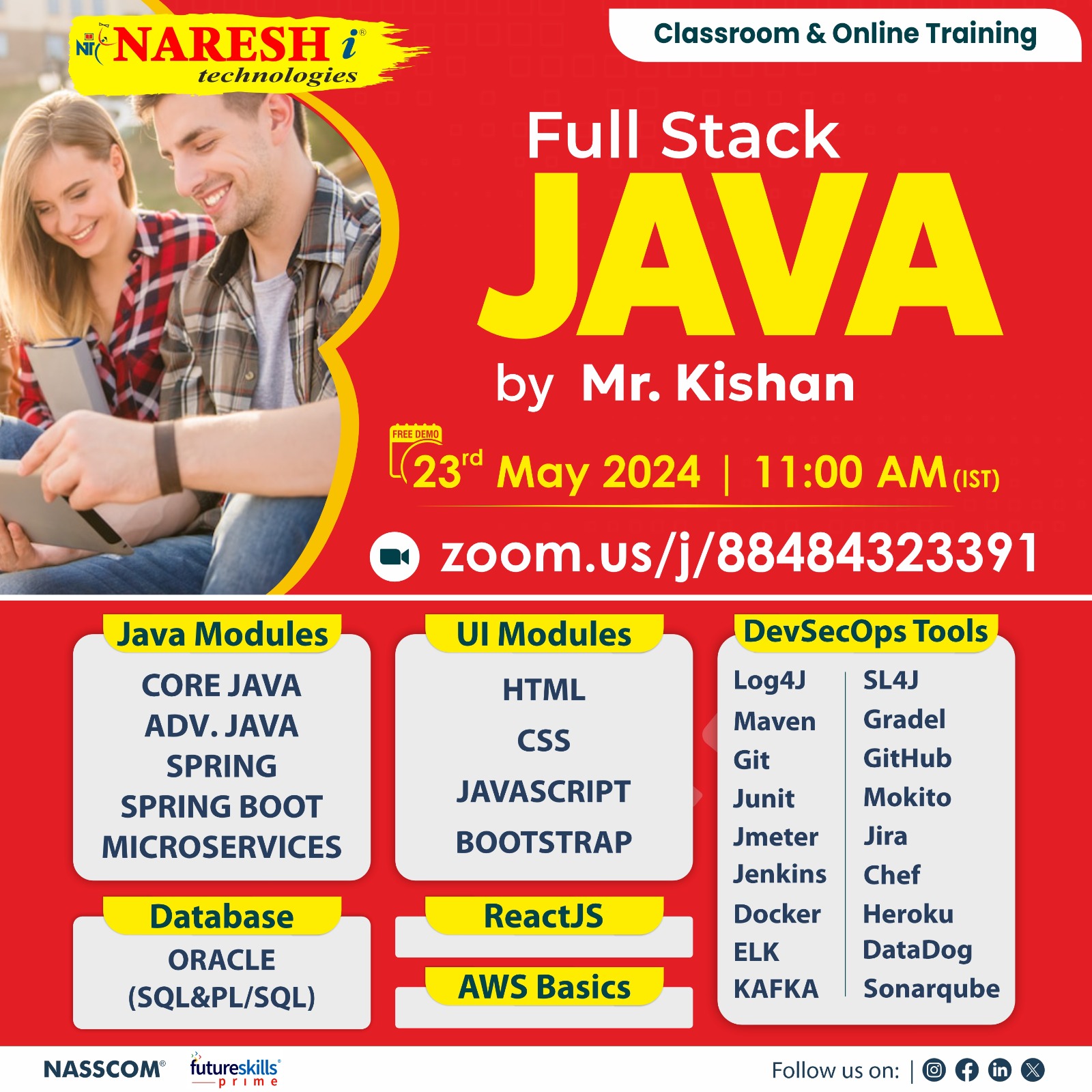 JAVA & CORE JAVA ONLINE TRAINING IN NARESHIT, Hyderabad, Telangana, India