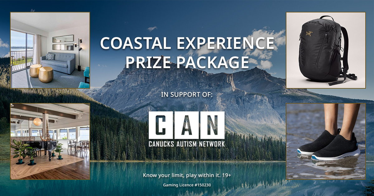 Coastal Experience Raffle in support of Canucks Autism Network, Vancouver, British Columbia, Canada
