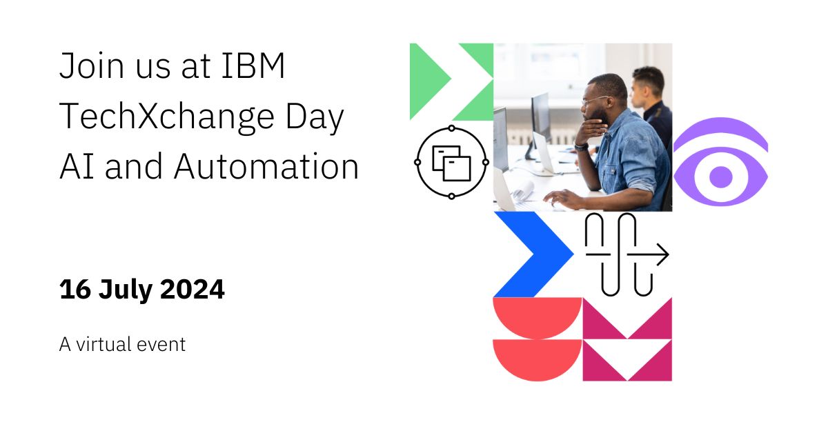 IBM TechXchange Day: AI and Automation, Online Event