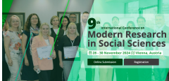 9th International Conference on Modern Research in Social Sciences