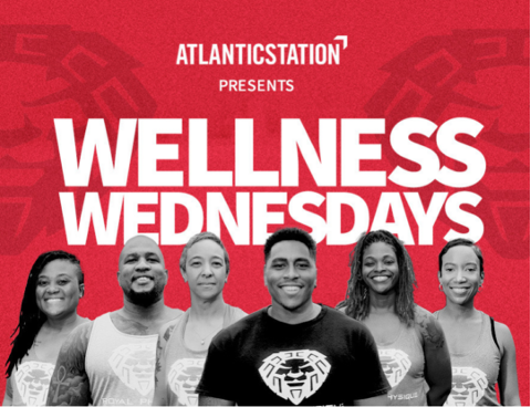 Wellness Wednesday at Atlantic Station, Atlanta, Georgia, United States