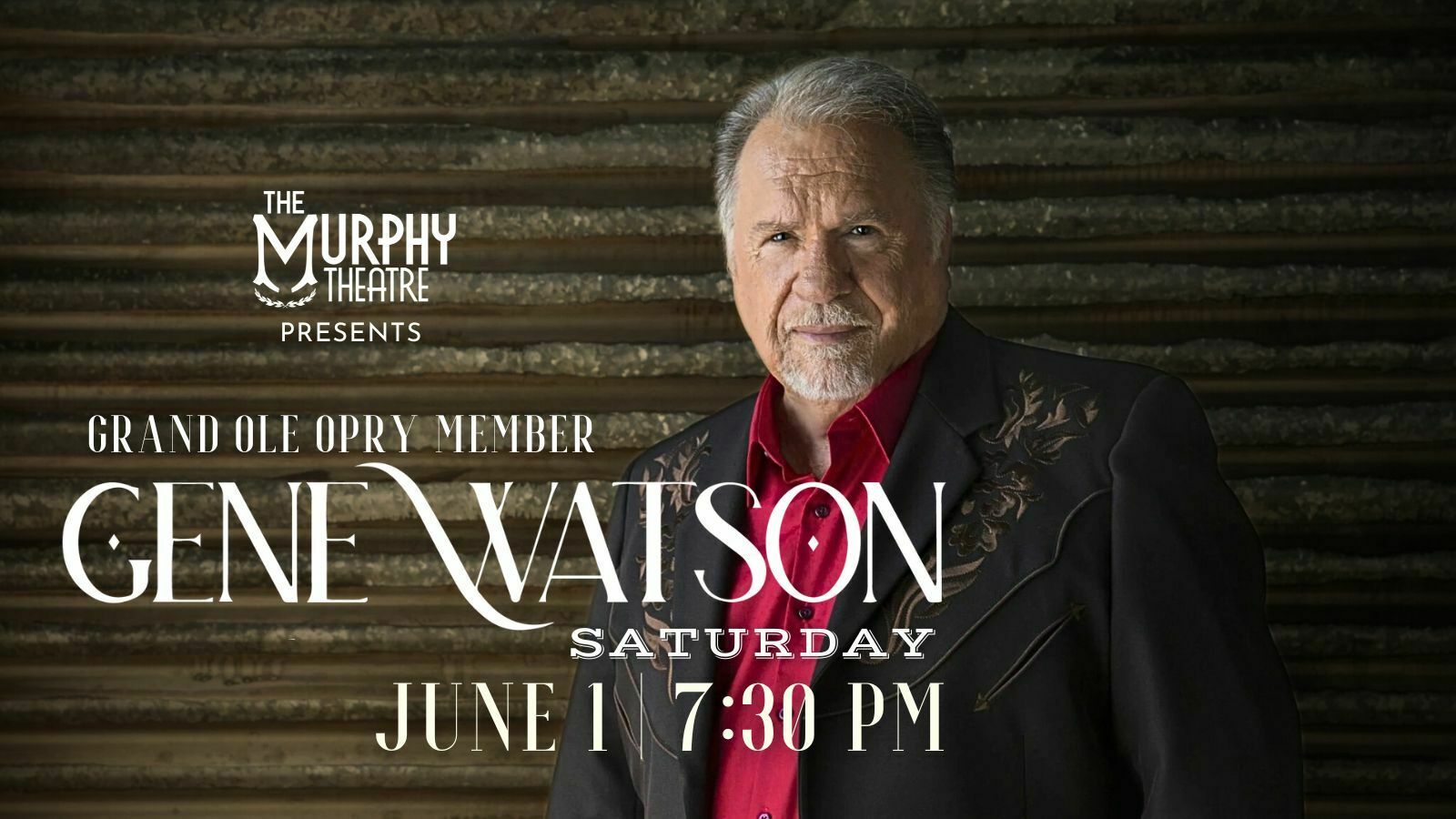 Gene Watson at The Murphy Theatre, Wilmington, Ohio, United States