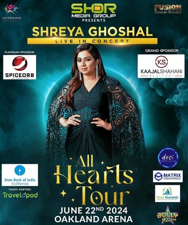 Shreya Ghoshal Live Concert In Bay Area 2024, Orange, California, United States