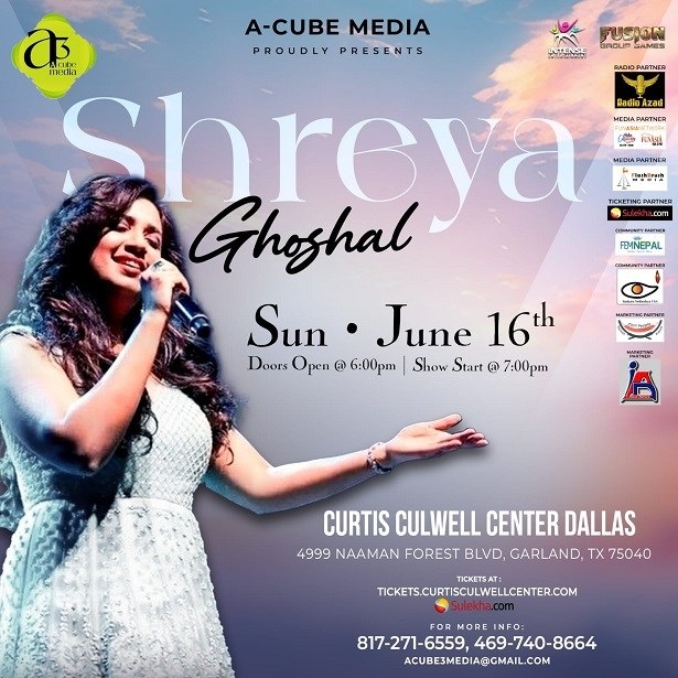 Shreya Ghoshal Live Concert In Dallas 24, Goliad, Texas, United States