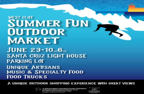 West Cliff Summer Fun Outdoor Market, Santa Cruz, California, United States