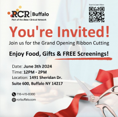 RCR Buffalo Clinical Trials Grand Opening and Ribbon Cutting Celebration