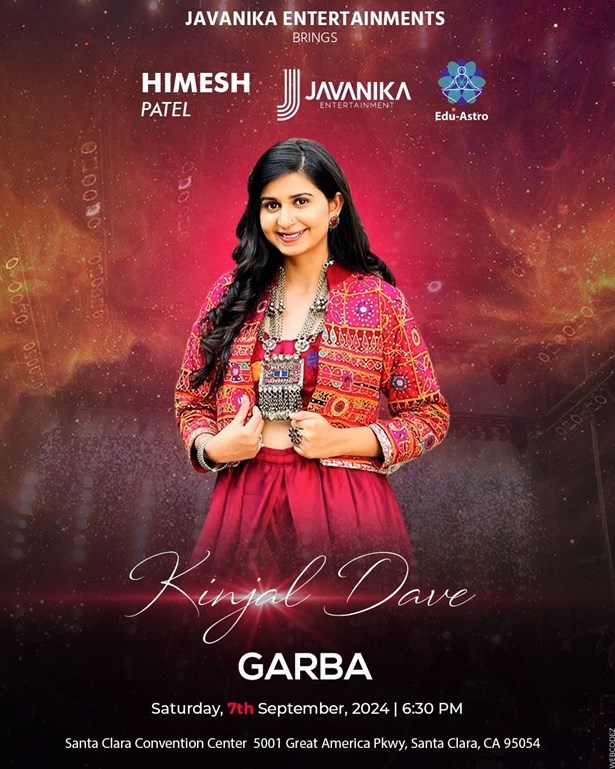 Kinjal Dave - Garba Queen Live In Bay Area 2024, San Benito, California, United States