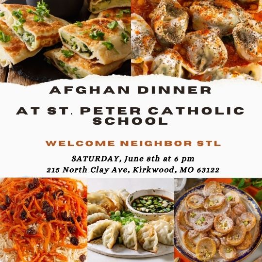 Afghan Dinner at St. Peter Catholic School, Saint Louis, Missouri, United States