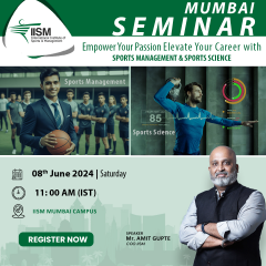 Seminar in Mumbai on Career Guidance in Sports Management & Sports Science!