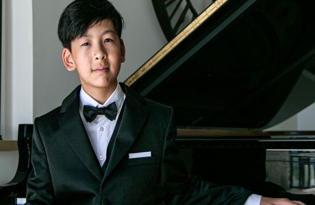 Pianist Yuze Lee performs Ravel and Tchaikovsky w/ Lucas Richman and the Hollywood Chamber Orchestra, Los Angeles, California, United States