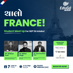 Chalo France - Student Meet Up in Ahmedabad for Sept '24 Intake!