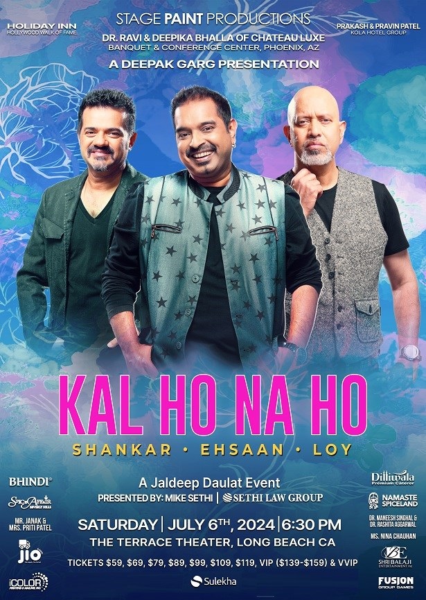 SHANKAR EHSAAN LOY - A Musical Evening Live In Concert Los Angeles, Los Angeles, California, United States
