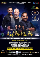 SHANKAR EHSAAN LOY - A Musical Evening San Jose 2024