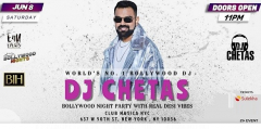 Bollywood Nights With World No.1 Bollywood DJ - DJ Chetas