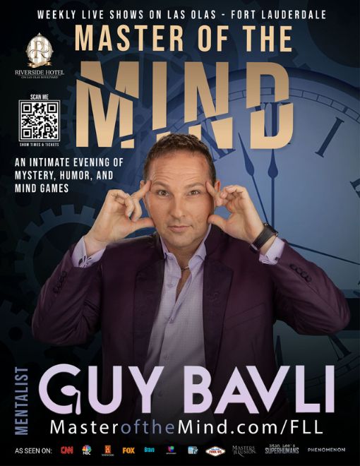 Experience the Magic: Guy Bavli Live in Ft. Lauderdale on June 1st!, Riverside Hotel, 620 East Las Olas Boulevard, Fort,Florida,United States