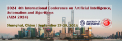 2024 4th International Conference on Artificial Intelligence, Automation and Algorithms (AI2A 2024) -EI Compendex