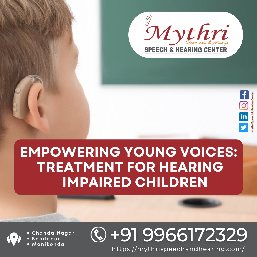 Speech Therapists | Mythri Speech And Hearing Center Chanda Nagar | Best Speech And Hearing Center Chanda Nagar, Hyderabad, Telangana, India