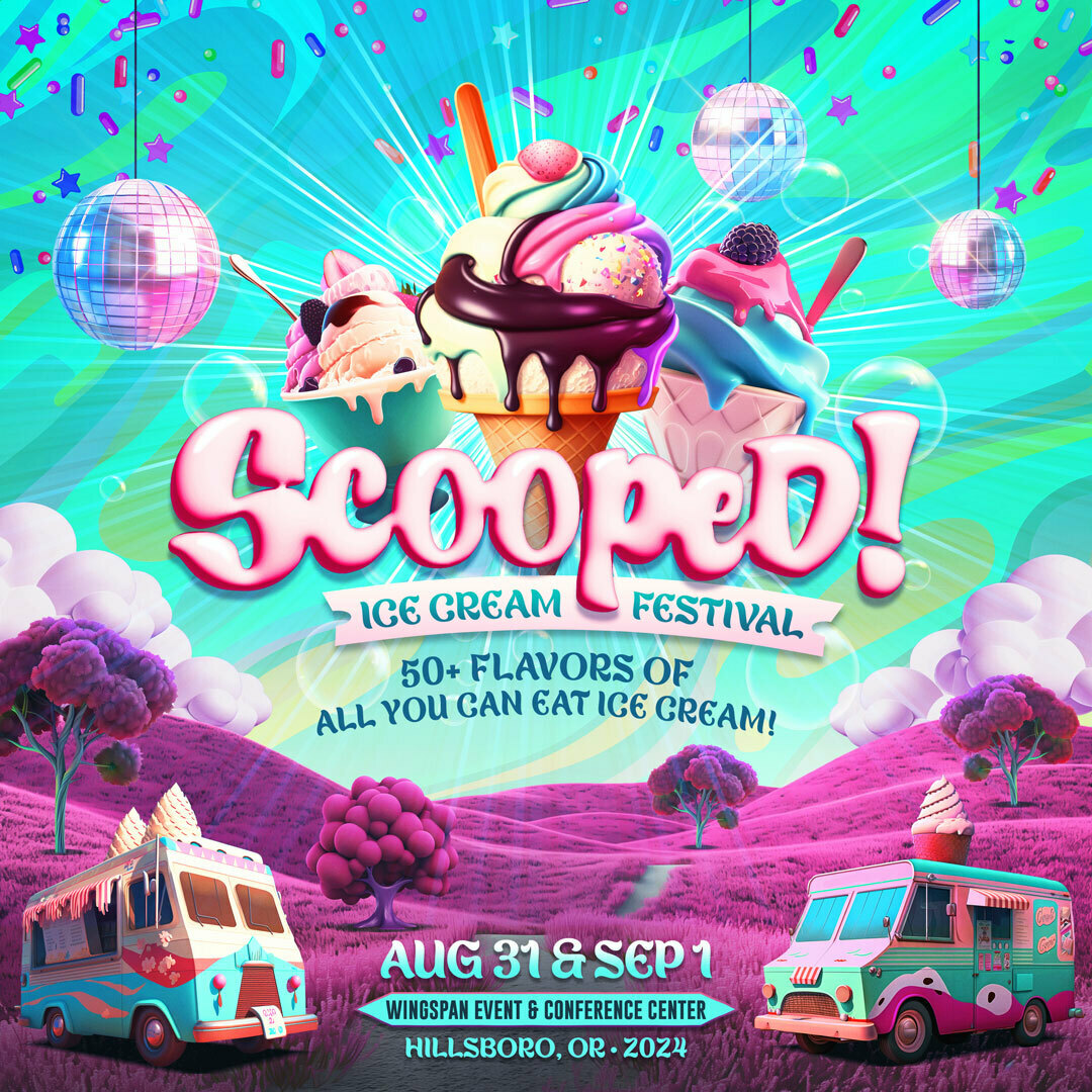 Scooped All-You-Can-Eat Ice Cream Festival at Westside Commons - Aug 31st and Sep 1st, 2024, Hillsboro, Oregon, United States