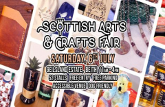 Scottish Arts and Crafts Fair, 6th July - Geilsland Estate, Beith