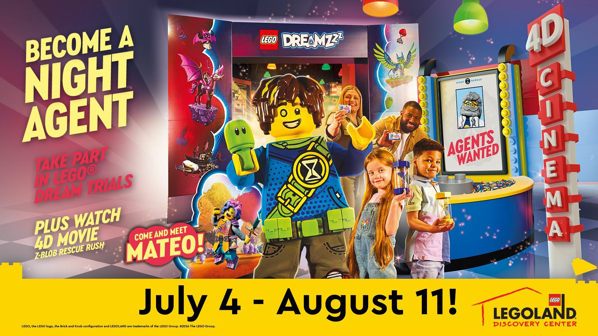 LEGO® DREAMZzz: Agents Wanted Event at LEGOLAND® Discovery Center San Antonio, San Antonio, Texas, United States