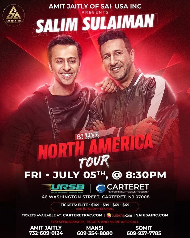 Salim–Sulaiman Live In New Jersey 2024, Camden, New Jersey, United States