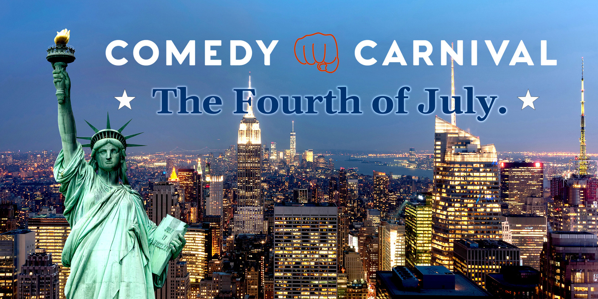 Fourth of July Comedy in Leicester Square, London, England, United Kingdom