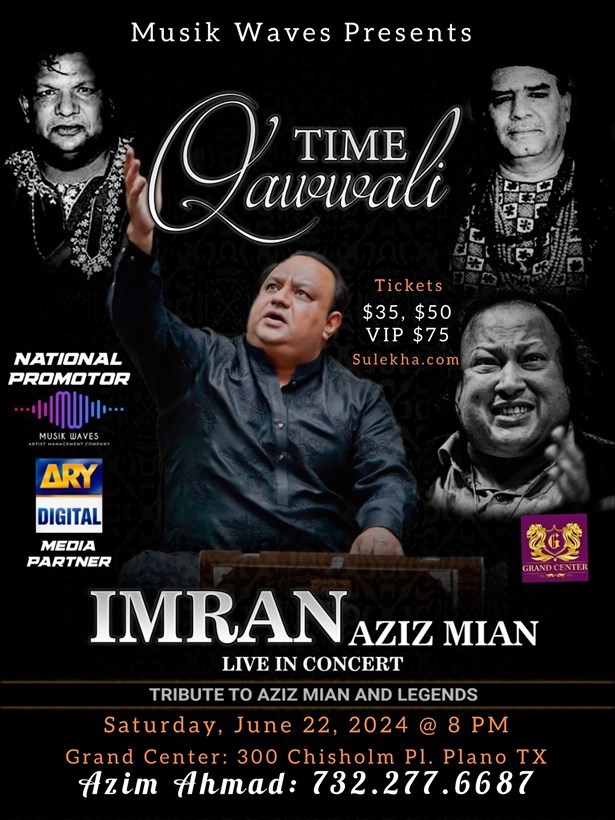 Qawwali Night with Imran Aziz Mian, Panola, Texas, United States