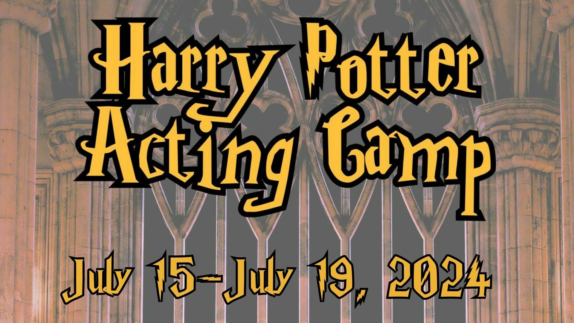 Harry Potter Acting Camp- Columbia Theatre Summer Theatre Camp, Longview, Washington, United States