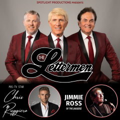 The Lettermen, Chris Ruggiero and Jimmie Ross LIVE in Greensburg, PA on September 7, 2024