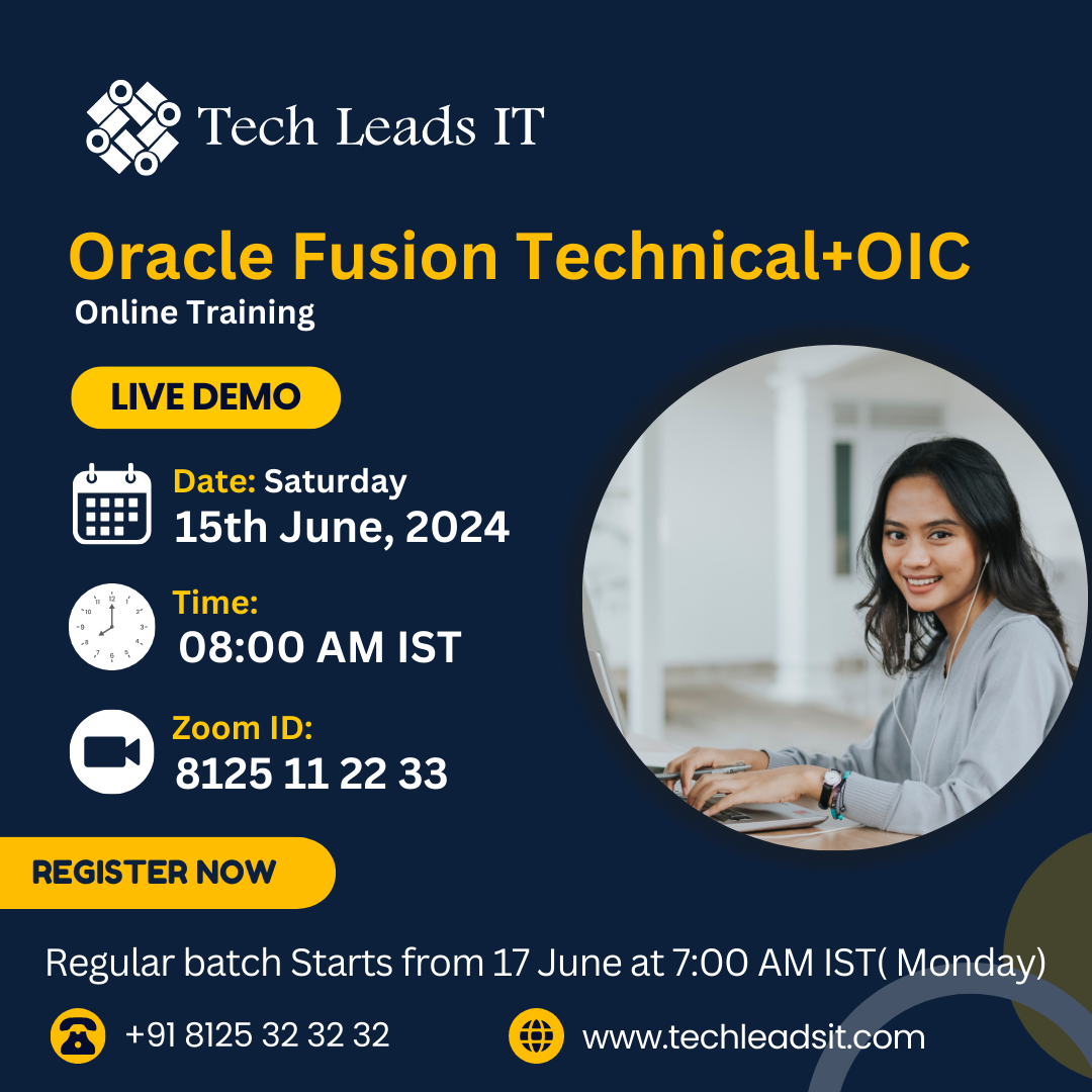Free Master Class: Learn Oracle Fusion Technical & OIC, Online Event