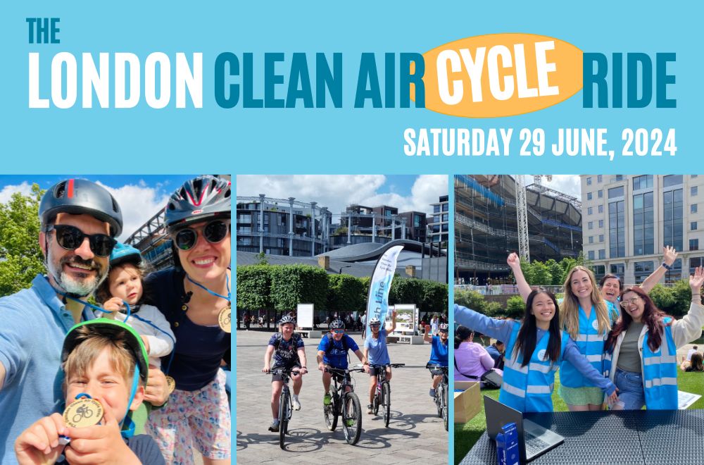 The London Clean Air Cycle Ride - Saturday 29 June, London, England, United Kingdom