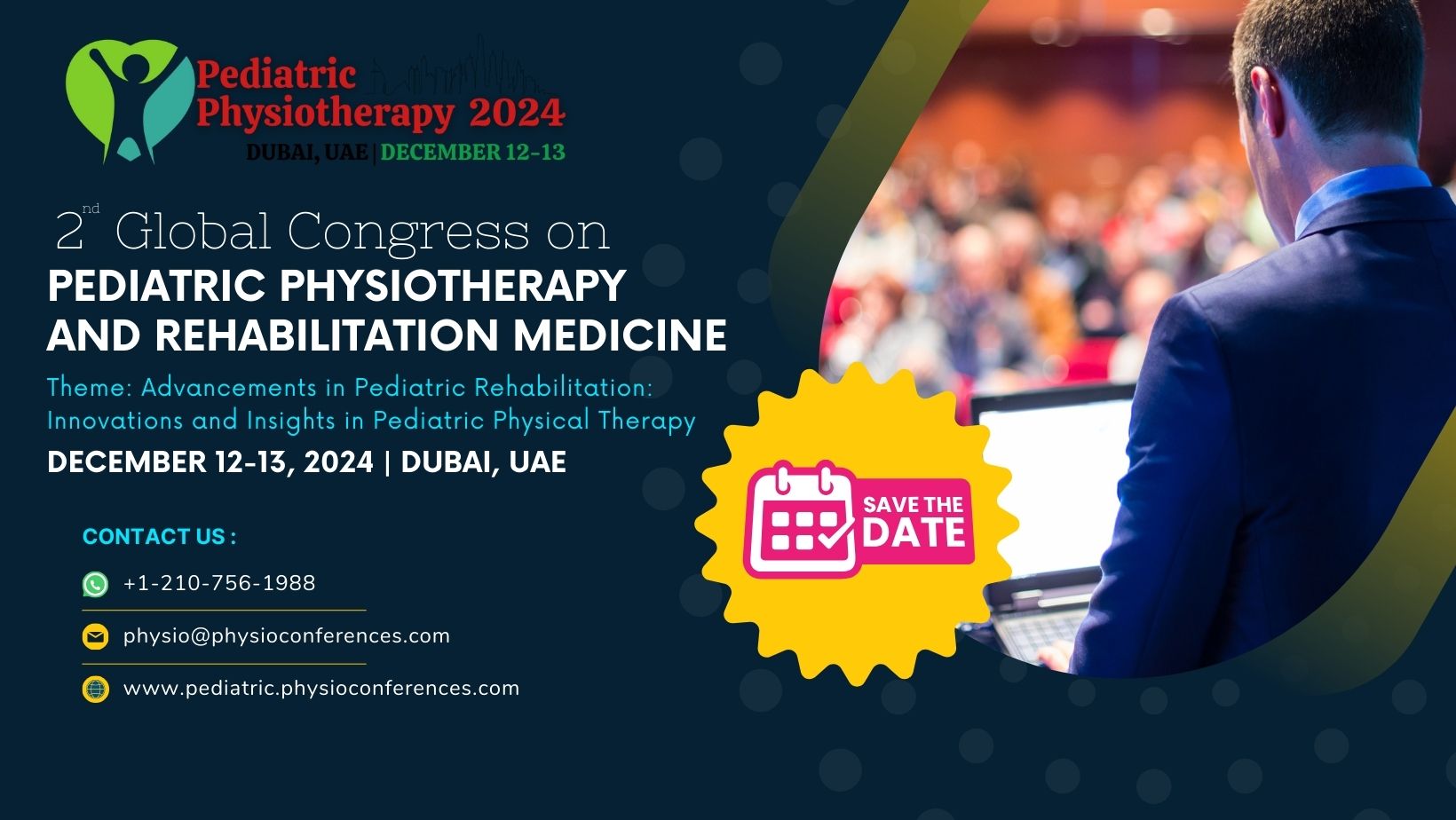2nd Global Congress on Innovations in Physiotherapy and Rehabilitation Medicine, Dubai, United Arab Emirates