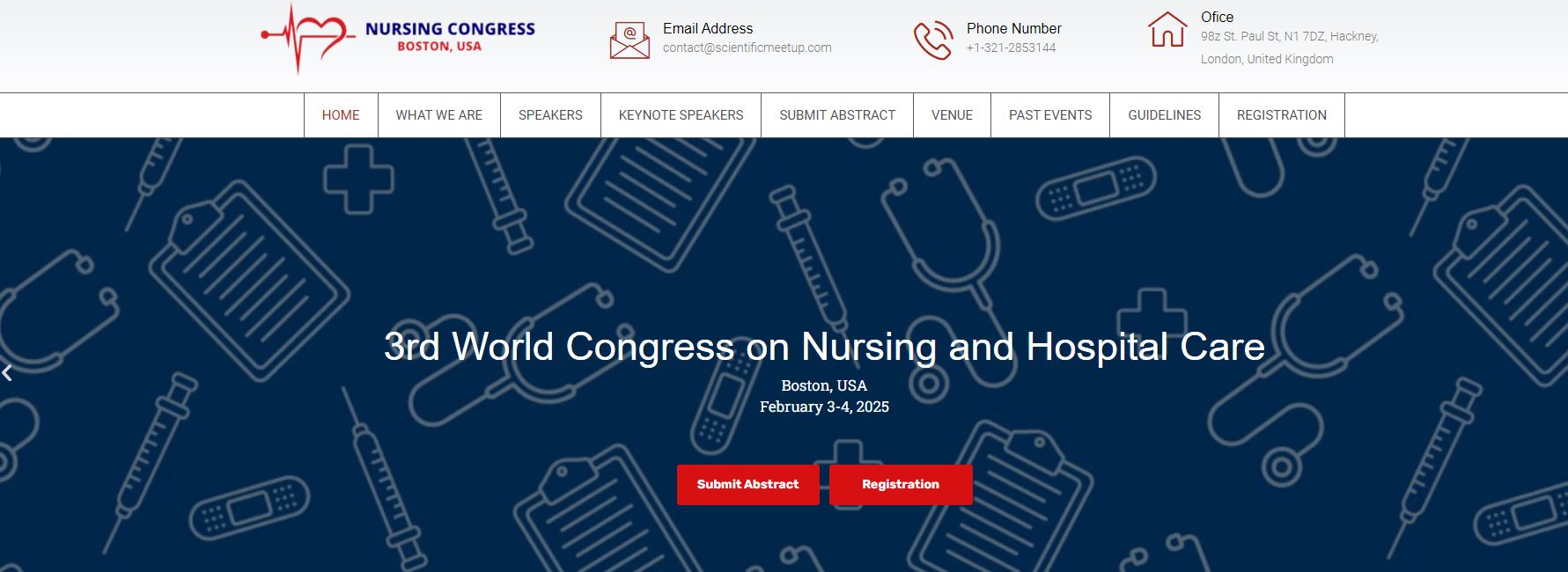 3rd World Congress on Nursing and Hospital Care during February 03-04, 2025 which will be held in Boston, USA., Boston, Massachusetts, United States
